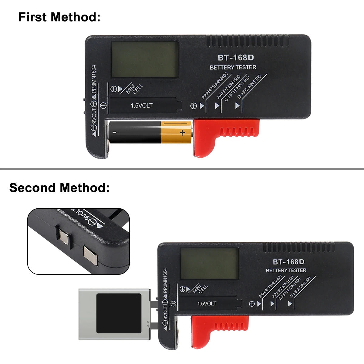 DIGITAL BATTERY VOLT TESTER