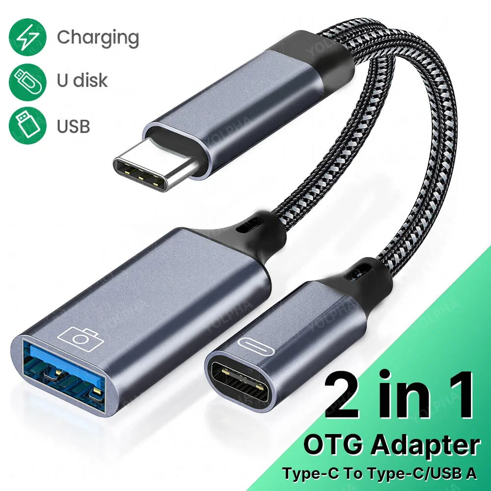 2 in 1 TYPE C OTG CABLE