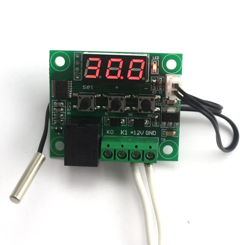 DIGITAL TEMPERATURE CONTROLLER W1209 DC 12V