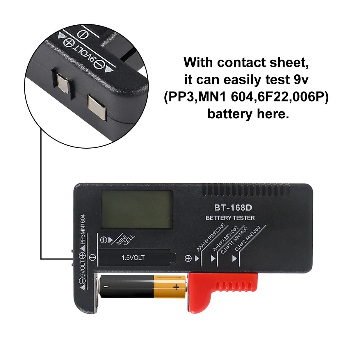 DIGITAL BATTERY VOLT TESTER