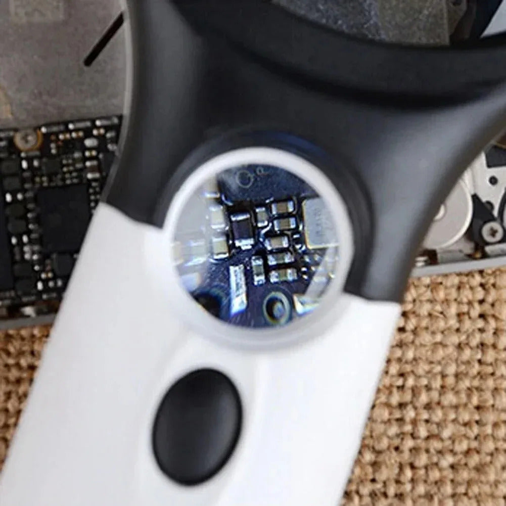 45x MAGNIFYING GLASS WITH LED LIGHT