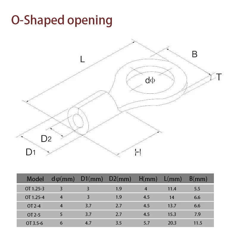 320 x 10 in 1 NON INSULATED FORK RING CRIMP TERMINALS