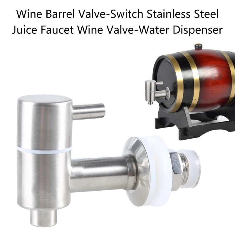 BEER BARREL STAINLESS STEEL TAP