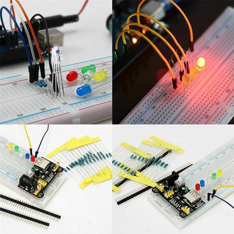 ELECTRONIC COMPONENT STARTER KIT, ARDUINO, 830