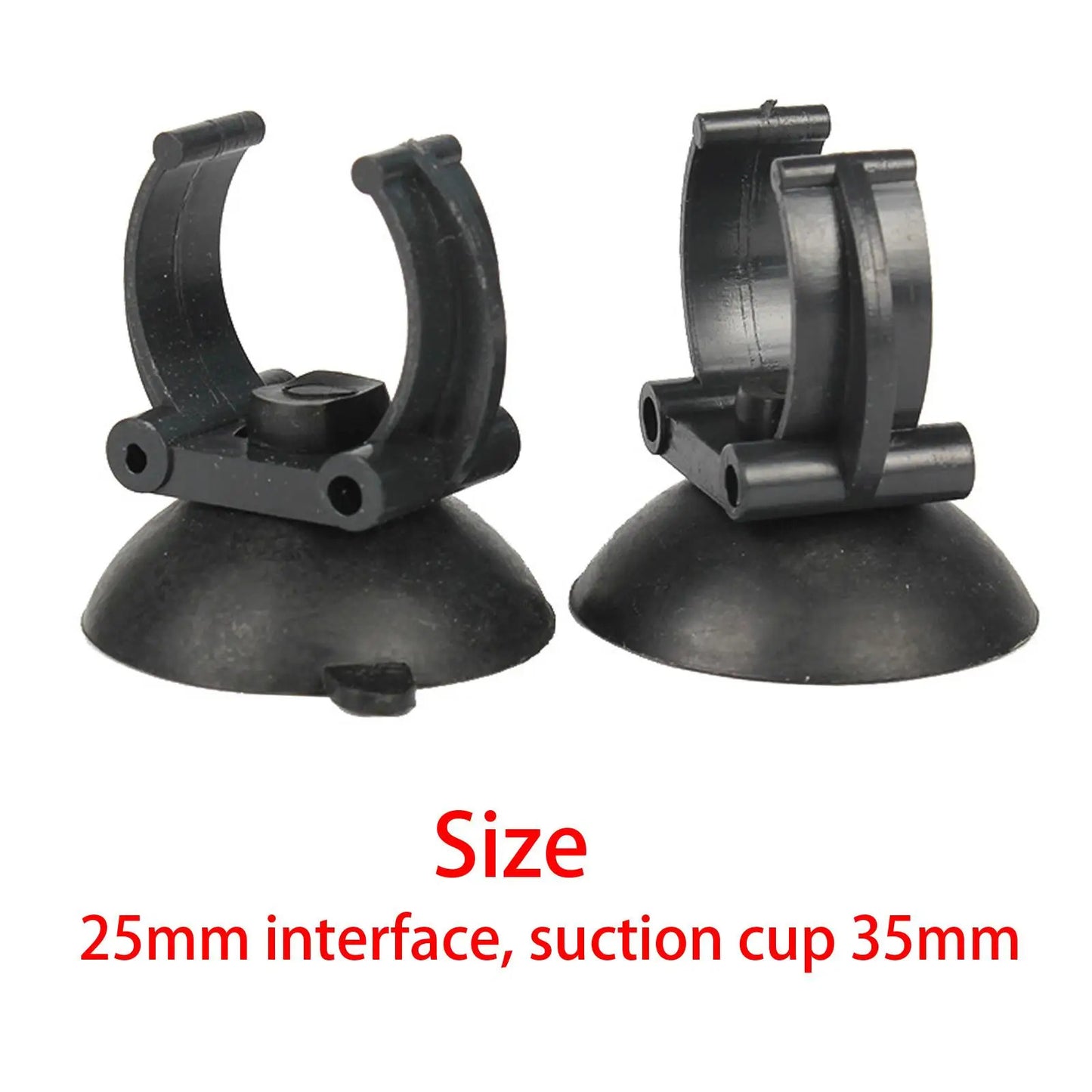 2 x SUCTION AQUARIUM HEATER HOLDER CLIPS