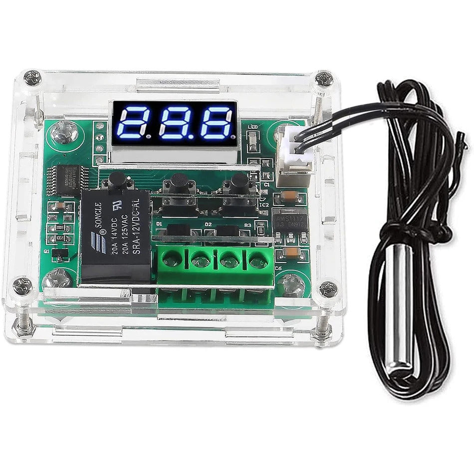 TEMPERATURE CONTROLLER WITH CASE FOR PC DIY XH W1209