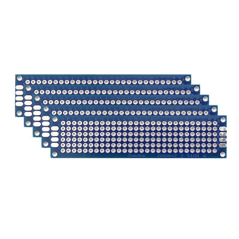 5 x PCB PROTOTYPE BOARDS (VARIOUS SIZES)