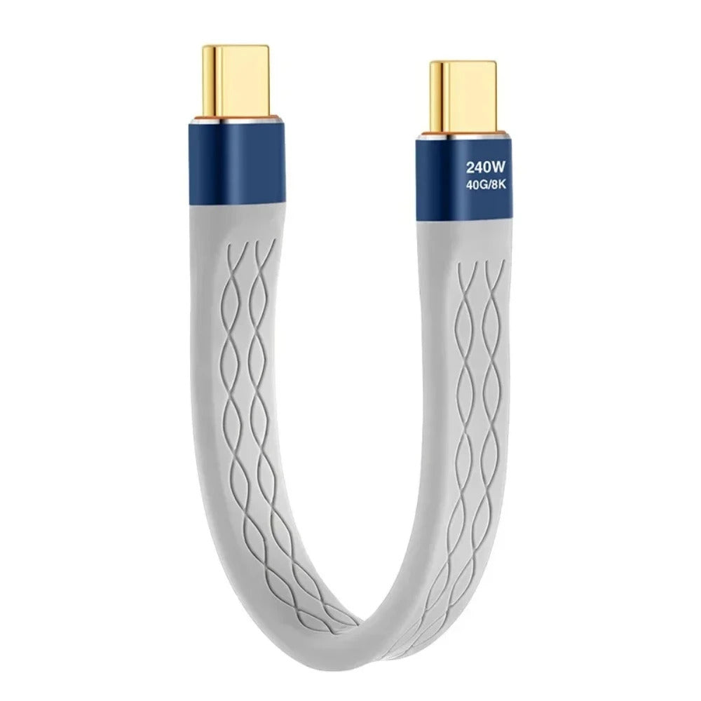 240w 40GB SHORT USB TYPE C TO TYPE C CABLE