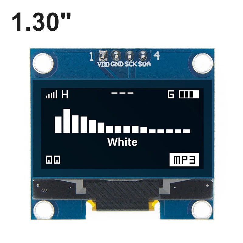 1.3" OLED DISPLAY MODULE WHITE ARDUNIO