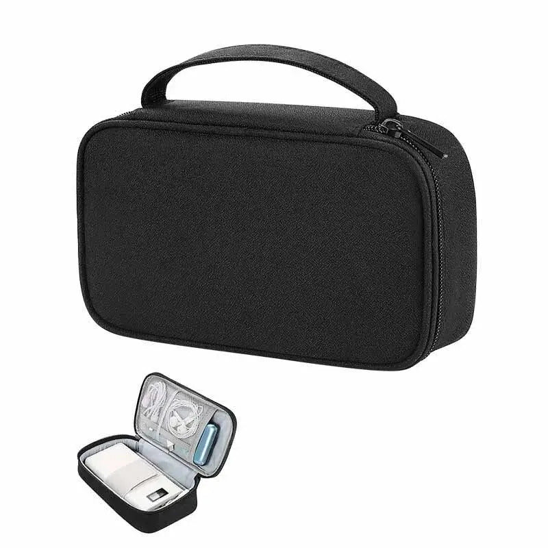 SMALL DEVICE STORAGE BAG - GREY, BLACK & BLUE